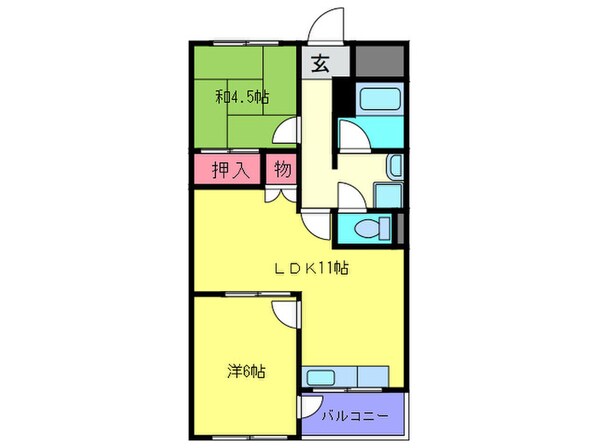 石切パ－クサイドマンションの物件間取画像